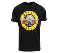 MERCHCODE Guns N' Roses Logo Tee, Camisetas Hombre, Negro, L