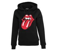 MERCHCODE Ladies Rolling Stones Tongue Hoody Ropa de Calle de mercancía, Mujer, Negro, S