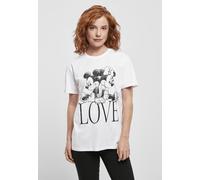 Merchcode Ladies T-Shirt Ladies Minnie Loves Mickey Tee Pink Marshmallow XL