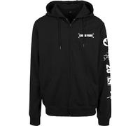 Merchcode Linkin Park Anniversary Logo Zip Hoody Hooded Sweatshirt, Black, S Mens