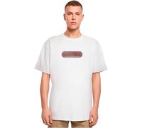 Merchcode Mc1034-the Skateboard Magazin Cover No 11 Oversize tee Camiseta, Blanco, XXL Hombres