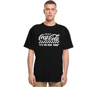 MERCHCODE Mc1058-coca Cola Enjoy Coke Oversize tee Camiseta, Negro, XL Hombres