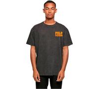 Merchcode Mc1097-pulp Fiction Stills Oversize tee Camiseta, Negro, L Hombres