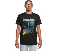 MERCHCODE Mc1165-jurassic Park T-Rex tee Camiseta, Negro, XXL para Hombre