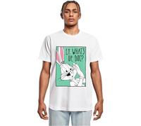 MERCHCODE Mc1420-looney Tunes Bugs Bunny Funny Face 3.0 - Camiseta para Hombre, Color Blanco, XXL