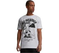 Merchcode Mc875-footballs Coming Home All Weather Sports tee Camiseta, Blanco, 5XL Hombres