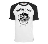 MERCHCODE Motörhead Everything Louder Raglan, Camiseta Niños, Blanco/negro, L