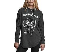 Merchcode Motörhead Everything Louder - Sudadera con Capucha para Mujer, diseño de Logotipo y Texto
