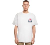 MERCHCODE Mp0008528-sunset Charm Oversized T-Shirt Camiseta, Blanco, XXL Hombres