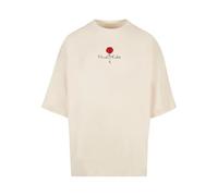 Merchcode Mp5000161-frida Kahlo-Logo Rose Huge tee Camiseta, Arena Blanca, XL Hombres