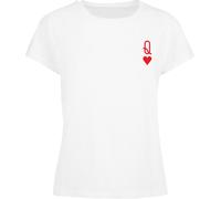 Merchcode Señoras Hugs & Love Queen of Hearts Box Tee MP5012552 3XL