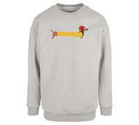 Merchcode Sudadera 'Christmas Dog' marrón / amarillo / gris XXL marrón / amarillo / gris