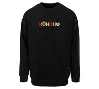 Merchcode Sudadera 'Christmas Ho Ho Ho' verde claro / rojo / negro M verde claro / rojo / negro