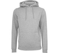 MERCHCODE Sudadera con Capucha de los Hombres, 65% Algodón 35% Poliéster, Gris, M