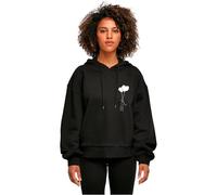 Merchcode Sudadera con Capucha para Mujer, Negro, XXL
