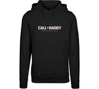 Merchcode Sudadera 'Fathers Day - Call of Daddy' naranja / negro / blanco 4XL EUR