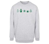 Merchcode Sudadera gris / verde XL EUR