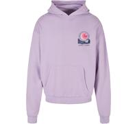 Merchcode Sudadera 'Sunset Charm' lavanda / rosa / negro M lavanda / rosa / negro