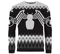 Merchoid Venom: Season of The Symbiote - Suéter de punto navideño para hombre y mujer, multicolor, M
