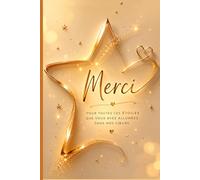 Merci: Carnet cadeau de fin d'année scolaire pour remercier la maîtresse | cahier de 124 pages et des plages dédiées aux photos souvenirs de classe | pages qualité crème et couverture aspect mat.