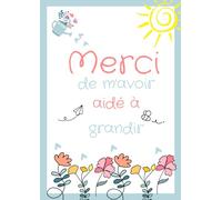 Merci De M'avoir Aidé à Grandir - AGENDA DE BORD 2025-2026: une semaine sur deux pages , planning annuel...pour une année scolaire organisée et réussie ....