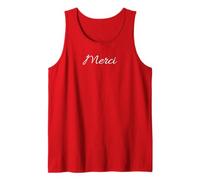 Merci - Divertidos profesores de francés sarcástico francés estudiantes Camiseta sin Mangas
