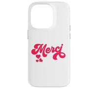 Merci French Paris - Cita Francesa para Regalo francés Carcasa para iPhone 14 Pro