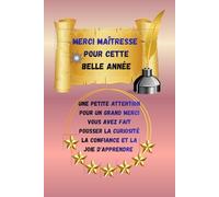 merci Maitresse pour cette belle année: carnet maitresse a offrir en cadeau