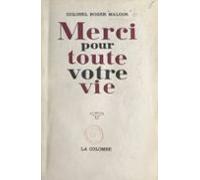 Merci Pour Toute Votre Vie (ebook)