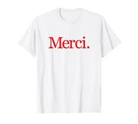 Merci Regalo francés Viaje francés a París Francés Dicho Camiseta