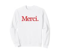 Merci Regalo francés Viaje francés a París Francés Dicho Sudadera