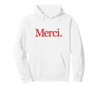 Merci Regalo francés Viaje francés a París Francés Dicho Sudadera con Capucha