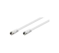 Mercodan RG59, 5m - Cable coaxial (5m, RG59, RG59, 5 m, Hembra/Hembra, Blanco, 1 Pieza(s))