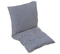 MeRcri Pack 1/2/4 Cojines para Sillas con Respaldo,40x40/45x45/50x50 cm,con Correas de Sujeción,Cojín Acolchado de Respaldo Bajo, Cojín Acolchado para Silla de Jardín (Color : #21, Size : 45x45cm1pc)