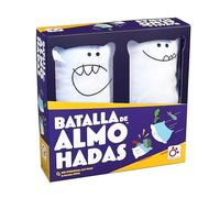 Mercurio Juego Batalla de Almohadas – Acción y estrategia, con cartas y mini-almohadas, 2-6 jugadores