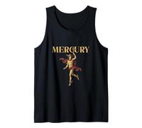 Mercurio Dios Romano Vintage Mitología Antigua Roma Gráfico Camiseta sin Mangas