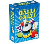 Mercurio - Halli Galli - Juego de Mesa de Acción y Reflejos con Timbre - Ideal para Fiestas, Reuniones Familiares y Viajes - Rápido, Divertido y Compacto - 2 a 6 Jugadores - Duración 15 min