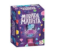 Mercurio - LA Morada Maldita - Juego de Mesa de Acción Rápida para 2-6 Jugadores - Desafío de Percepción Visual y Motricidad - Incluye Cartas, Gemas y Gema 3D - Apto para Niños Desde 7 Años