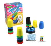 Mercurio - Speed Cups Juego de Habilidad y Reflejos Incluye Cubiletes y Timb