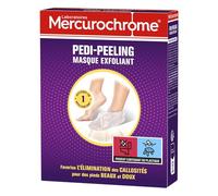 Mercurochrome 050954 máscara exfoliante pedi-peeling 1 par