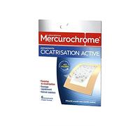 Mercurrome - Cicatrización activa de heridas - 6 parches - 3 unidades - Se vende por paquete