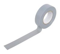 MERCURY Cinta Aislante eléctrica de 20 Metros, Fuerte Adhesivo de PVC, Resistente al Agua y ignífugo, Aprobado por BS, Uso Profesional y Bricolaje, Color Gris