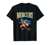Mercury Roman Messenger Dios Mitología Retro Comic Style Camiseta