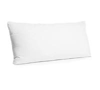 MERCURY TEXTIL - Almohada Fibra antialergico, Fibra Hueca siliconada de Alta recuperacion. El Tejido Exterior está Fabricado en Microfibra de última generación. (40 x 150 cm)