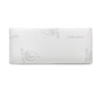 MERCURY TEXTIL- Almohada viscoelástica con núcleo 100% Viscoelástico, Tejido de Aloe Vera, Anti ácaros, Anti bacterias, Termorregulable y Ergonómica. Libera la presión Cervical (Visco 150 cm)