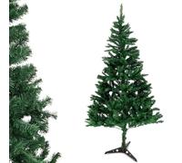 MERCURY TEXTIL- Árbol de Navidad Artificial Verde, Altura de 120/150/180/210/240cm, Árbol de PVC Ignifugo con Soporte de Plástico, Estructura Desmontable, Ramas Abatibles.(120cm)