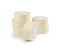 MERCURY TEXTIL-Cinta de carrocero para pintar y enmascarar. Adhesiva no deja residuos. Disponible en pack de 6-48mmx40m/60m (Pack 6-40m)