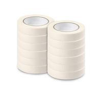 MERCURY TEXTIL-Cinta de carrocero para pintar y enmascarar. Adhesiva no deja residuos. Disponible en pack de 12-18/24mm x20m. (Pack 12-18mm)