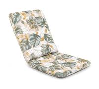 MERCURY TEXTIL- Cojín Tumbona, Colchoneta Acolchada, Hojas (120x55cm)