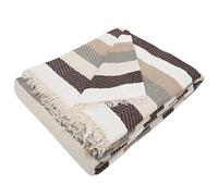 MERCURY TEXTIL- Colcha Multiusos Sofa,Manta Foulard,Plaid para Cama,Cubresofa Cubrecama,jarapas,Comoda Practica y Suave. Poliester Algodón (180 x 260cm, Espiga Multicolor)